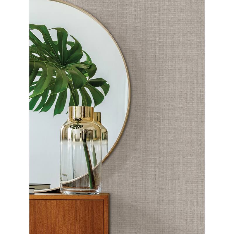 Advantage Hoshi Grey Woven Wallpaper - 20.9in x 396in x 0.025in - 20.9in x 396in x 0.025in