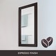 preview thumbnail 8 of 14, Design House Ventura Espresso Bathroom Medicine Cabinet Mirror 30 x 16