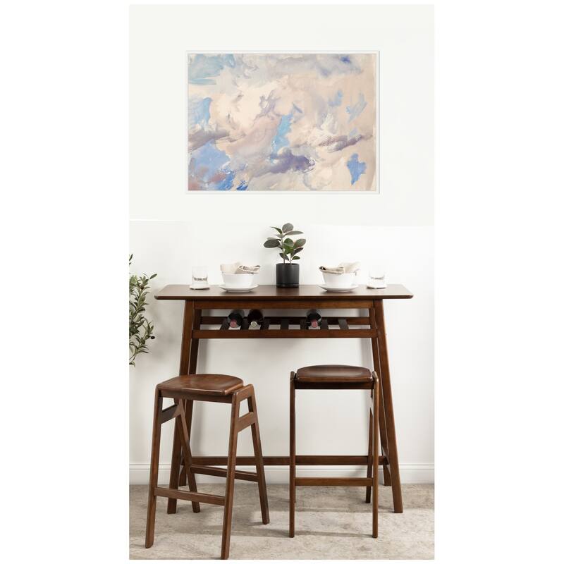 Kate and Laurel Sky circa 1910 John Singer Sargent by Nostalgia Prints Framed Canvas Wall Art Print