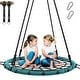 preview thumbnail 2 of 15, Trekassy 750lbs Spider Web Swing Set, 40" Saucer Tree Swing for Kids
