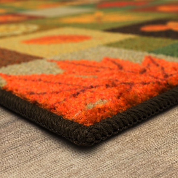 Accent Rug 2' 6 X 4' 2 Mohawk Home Fall Leaves Orange Accent Rug 2' 6 X 4' 2 Mohawk Home Fall Leaves Orange