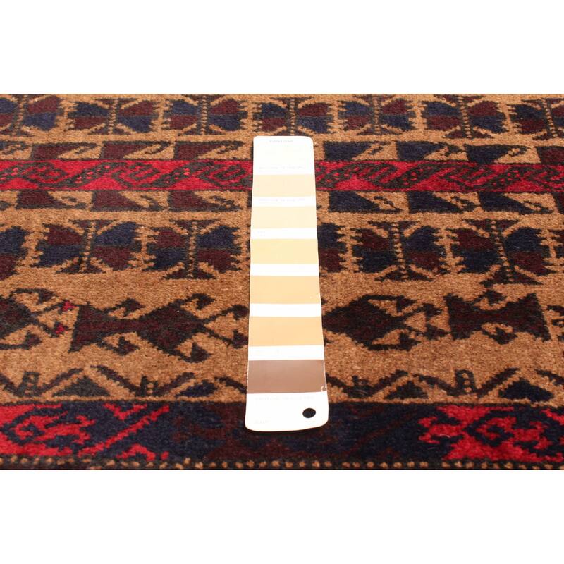 ECARPETGALLERY Hand-knotted Teimani Brown Wool Rug - 3'1 x 5'1