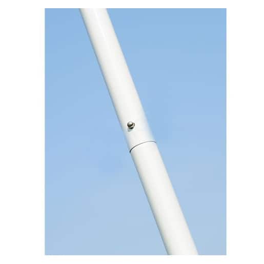 Outsunny Sun Sail Shade Canopy Adjustable Installation Pole/Pipe Kit