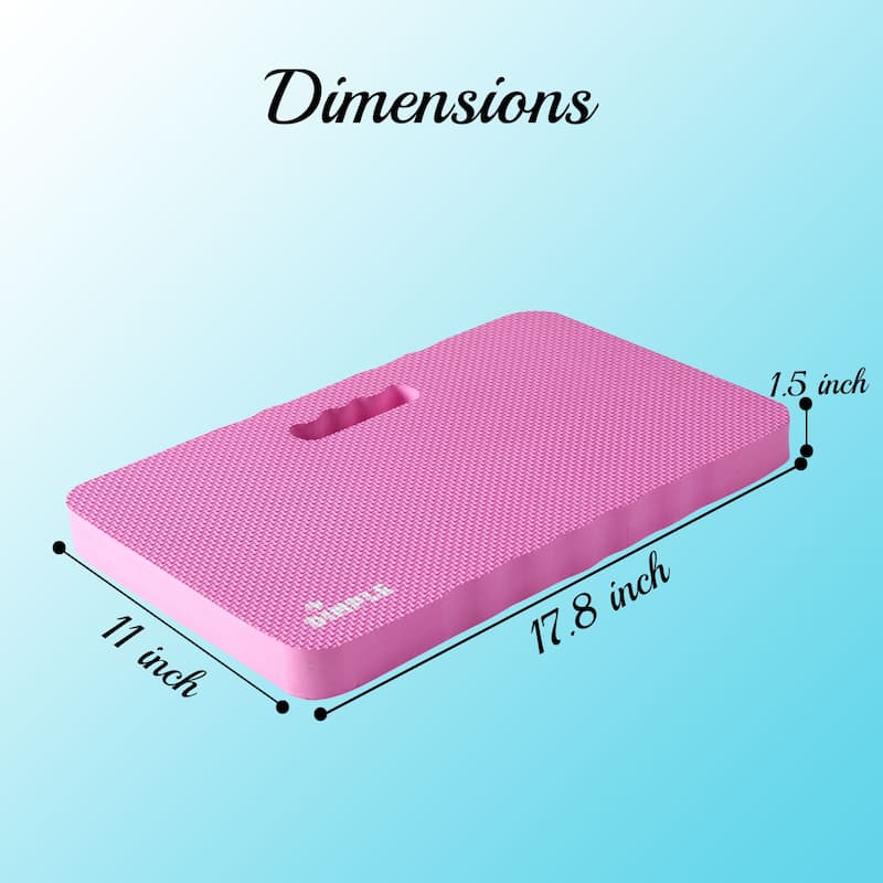 (Pack of 2) Dimple Multi-Purpose Mats with High-Density 1.5 inch Thick Foam Comfort Kneeling Pad for Gardening knee support