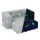 preview thumbnail 2 of 7, Grey Kids Play Sofa with Ottoman and Removable Machine Washable Cover - 42" x 20.5" x 16.5" (L x W x H)