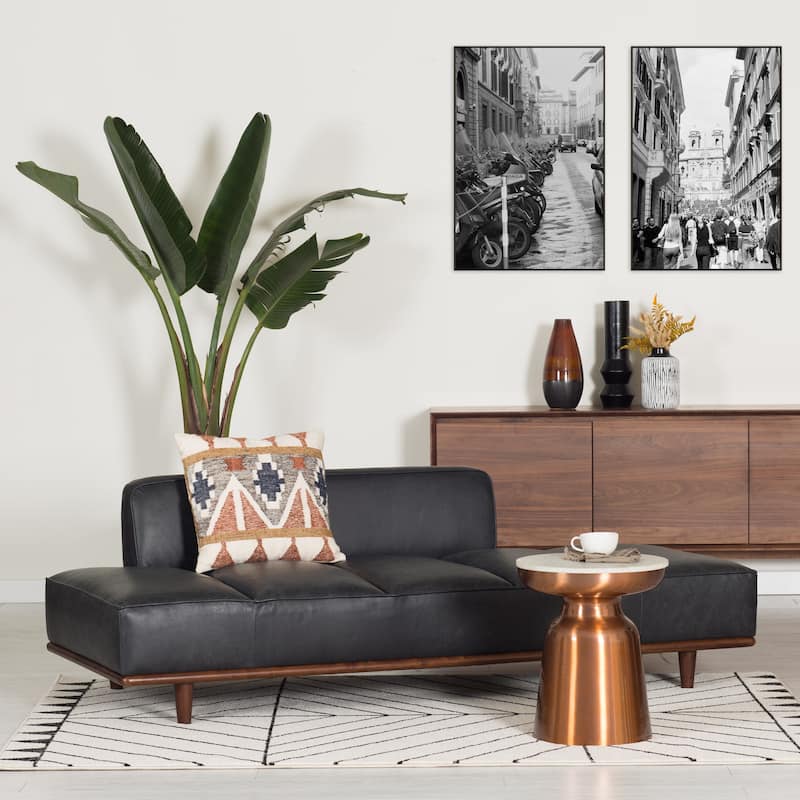 Poly & Bark Jasper Daybed - Full Grain Genuine Italian Leather