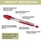 preview thumbnail 22 of 25, Stainless Steel Kitchen Tongs Set Silicone Cooking Tongs 3Pcs Red