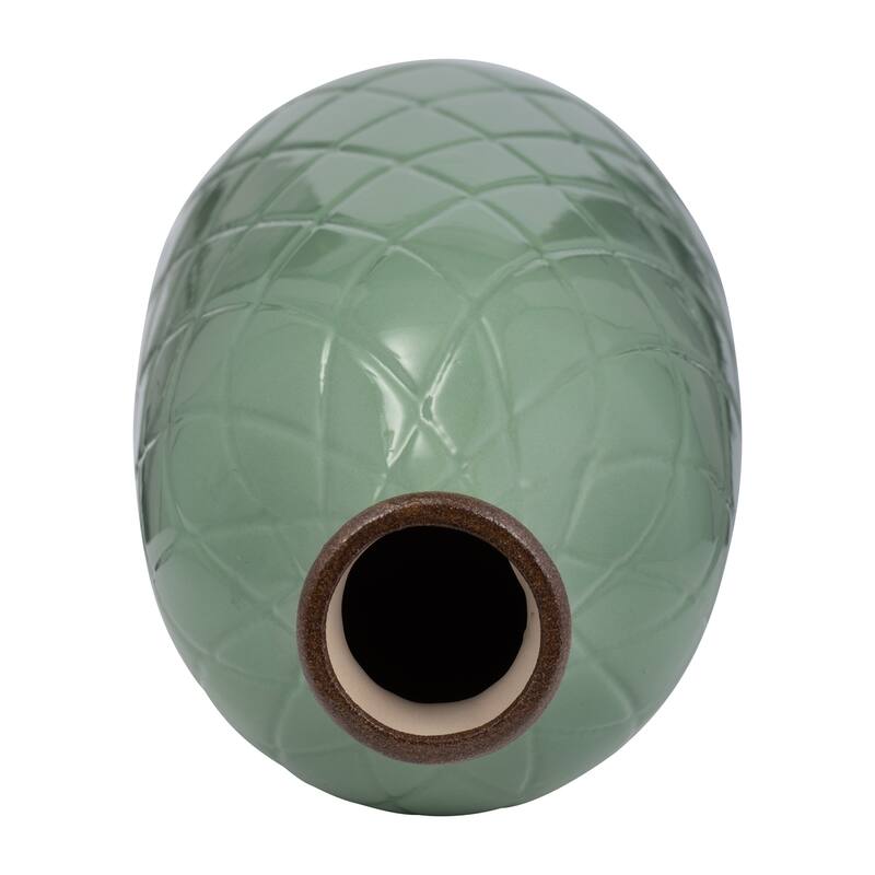 Sagebrook Home Neutral Ceramic Vase