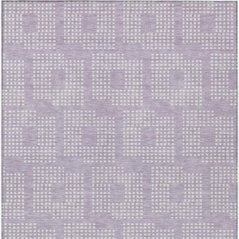 HomeRoots Geometric Transitional Rectangle Outdoor Rug