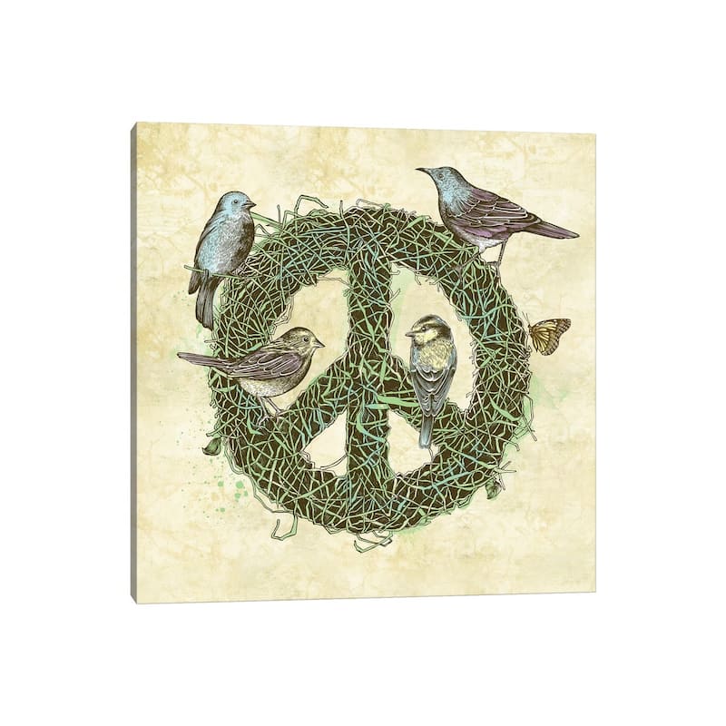 iCanvas "Peace Talks" by Rachel Caldwell Canvas Print