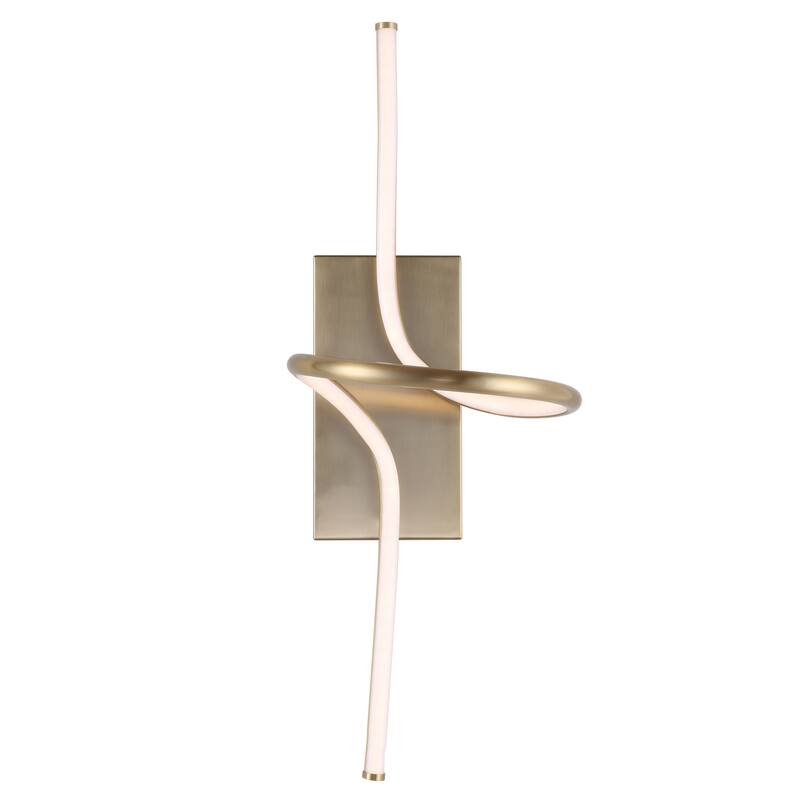 Crucis Minimalist Metal Integrated LED Vanity Light Sconce, by JONATHAN Y