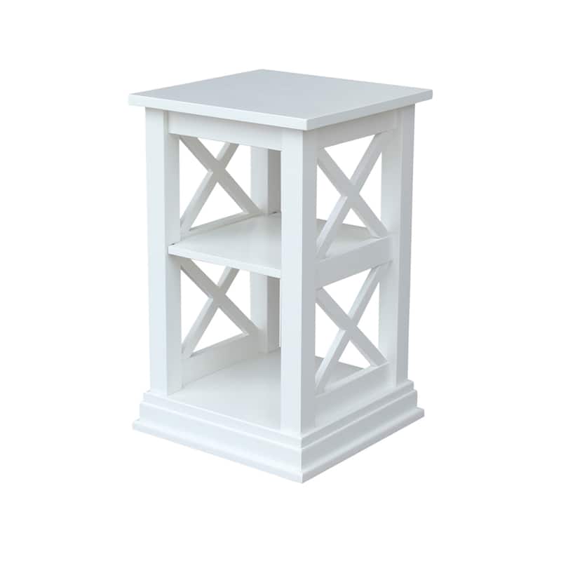 Hampton Solid Hardwood Accent Side Table