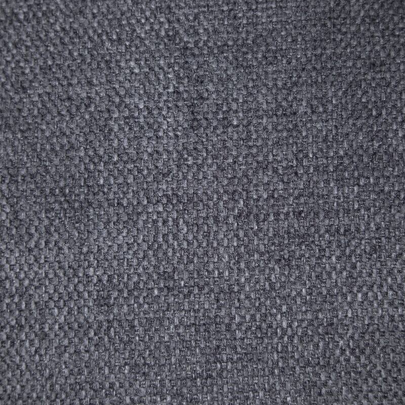Kameron Mid Century Modern Ottoman Fabric in Dark Gray