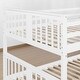 preview thumbnail 31 of 30, Full Over Full Bunk Bed with Convertible Design, Wooden Frame with Guardrails, No Box Spring Required,Guest Room Furniture