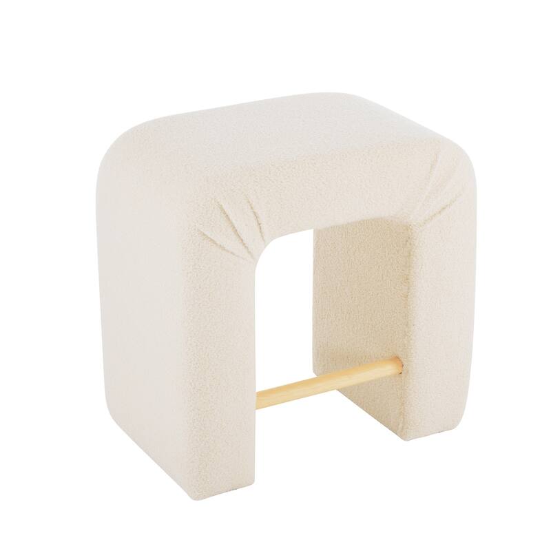 24''Boucle Stool Set Of 2