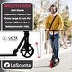 preview thumbnail 7 of 8, Lascoota Kick Scooter for Adults & Teens. Lightweight Foldable Adult Scooter (Teen, Red)