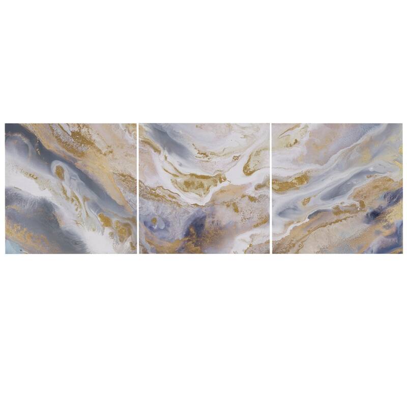 Gracie Mills Louise Tranquil Sorbet Sky Gel Coat Canvas