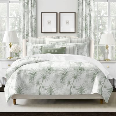 6ix Tailors Palmora Sweet Grass 8 Piece Duvet Cover Designer Set