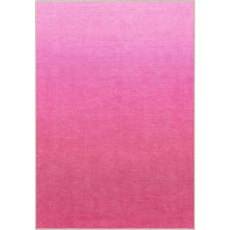 Well Woven Apollo Ombre Modern Flat-Weave Easy Clean Abstract Area Rug