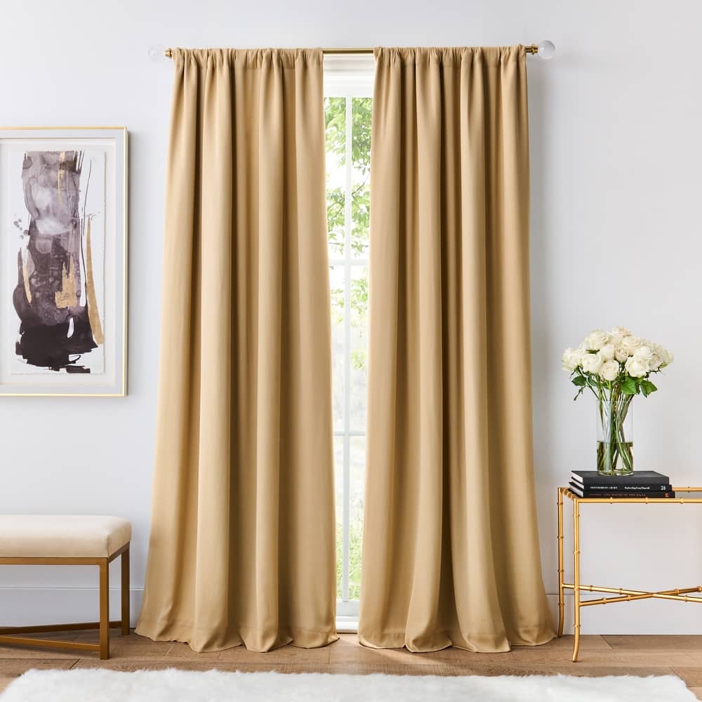 Karl Lagerfeld Paris Silky Cloud Blackout Curtain Panel Pair