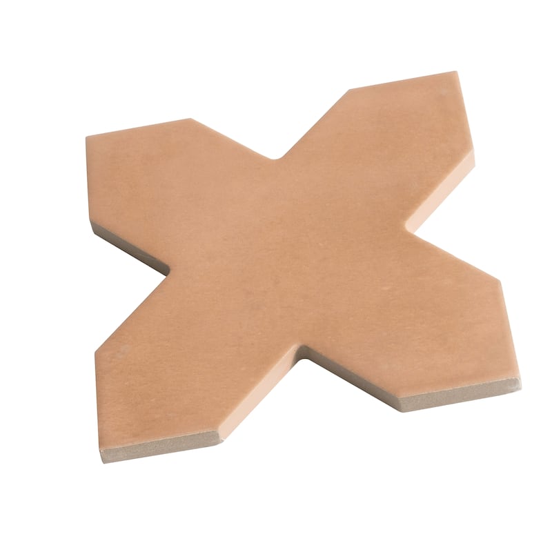 Seville 7" Star with 5" Cross Matte Porcelain Wall and Floor Tile (10.62 sq ft/case) - 68 Pack