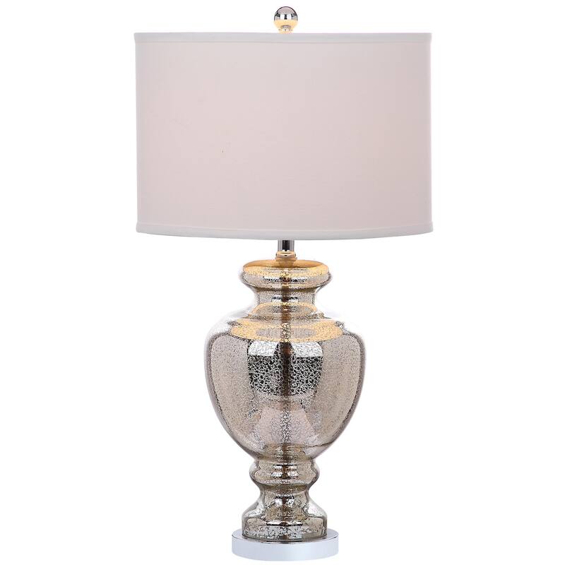 SAFAVIEH Lighting 28-inch Morocco Mercury Glass Table Lamp (Set of 2) - 15"x15"x28"