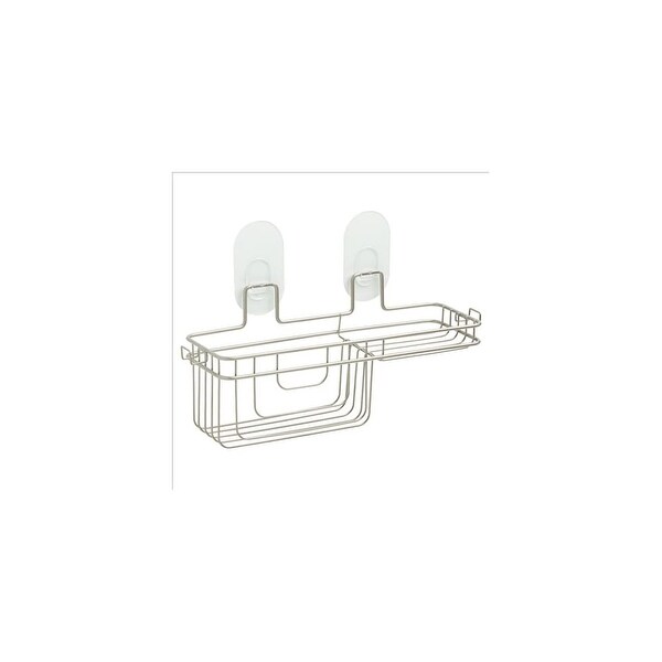 Franklin Brass 193206 IncrediGrip 13-1/4" Wide Wall Mounted Two Tier Shower Basket - Matte Nickel