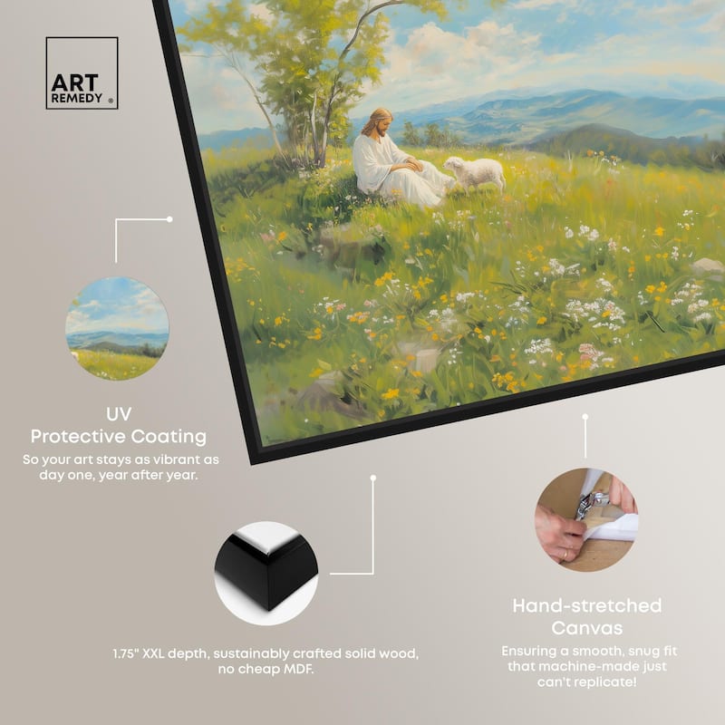 Pastoral Peace I Canvas by Art Remedy