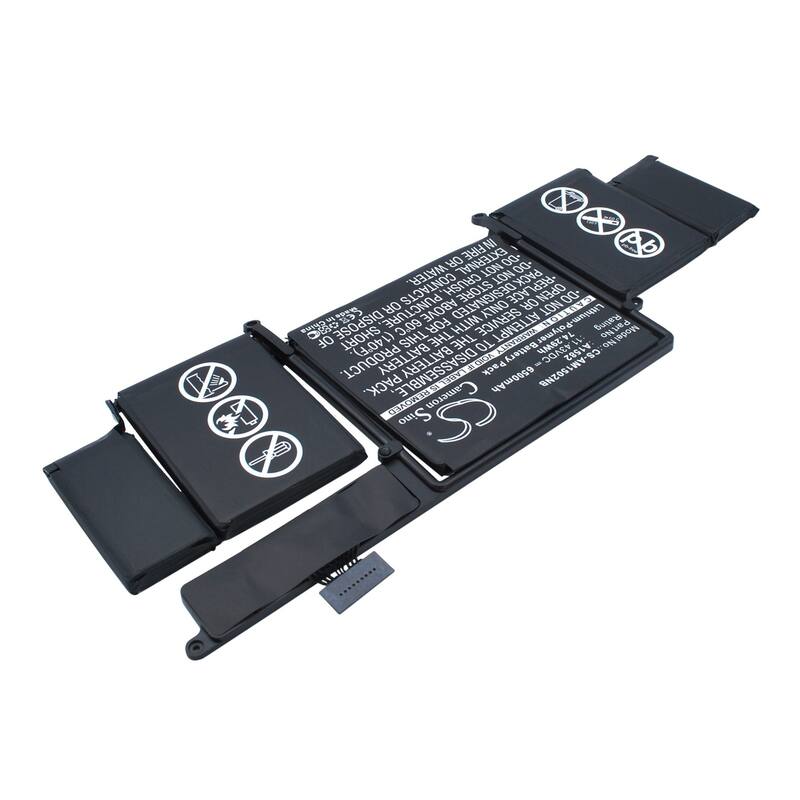 Battery for Apple A1502 MacBook Pro 13 2015 MF839LL/A MF841LL/A 020-00009 A1582 - Black