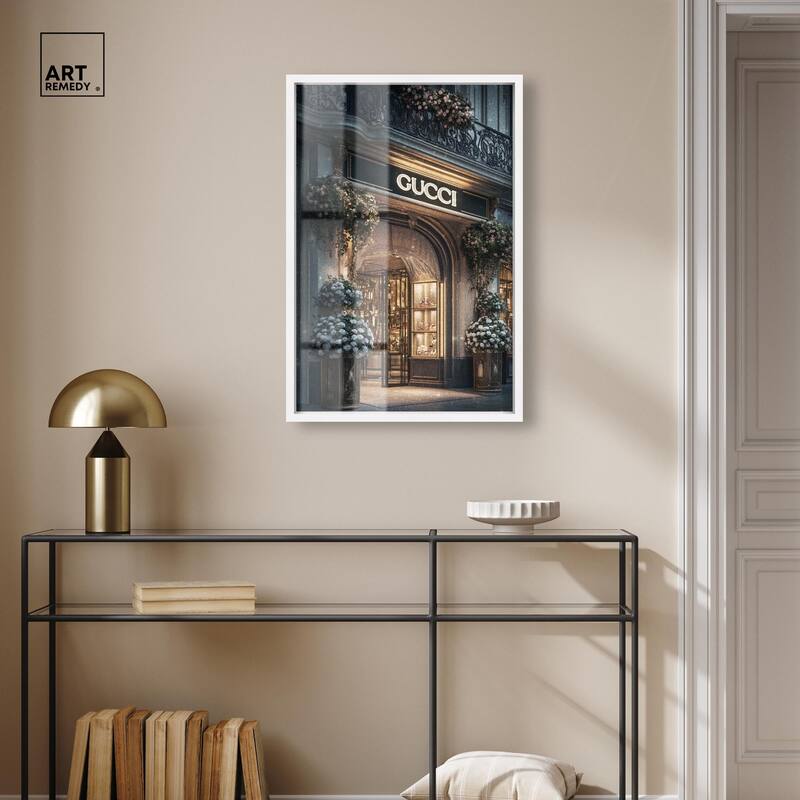 Illuminated Luxury Store Shadowbox by Art Remedy