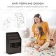 preview thumbnail 4 of 8, Kids Bookcase Multi-Shelf Rack Organizer with Storage Drawer for Books, Playroom, Brown