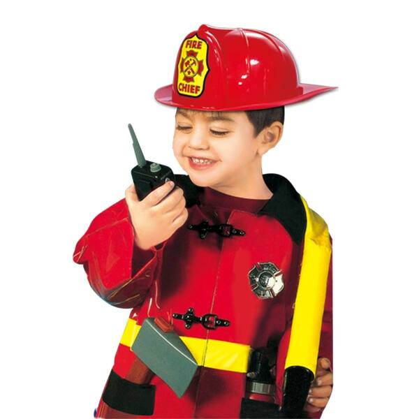 slide 2 of 3, Small World Toys Ryan's Room Dress-Up & Pretend Costume, Fire Fighter Red - Kids