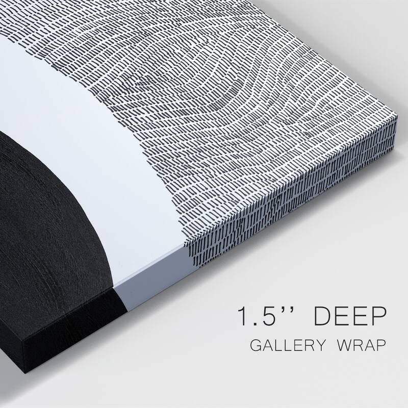 Black & White Abstract II Premium Gallery Wrapped Canvas - Ready to Hang