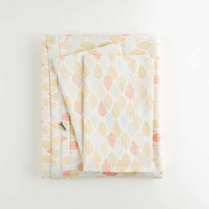 Simply Soft Oversized Fall Foliage Pattern 3 Piece Duvet Cover Set