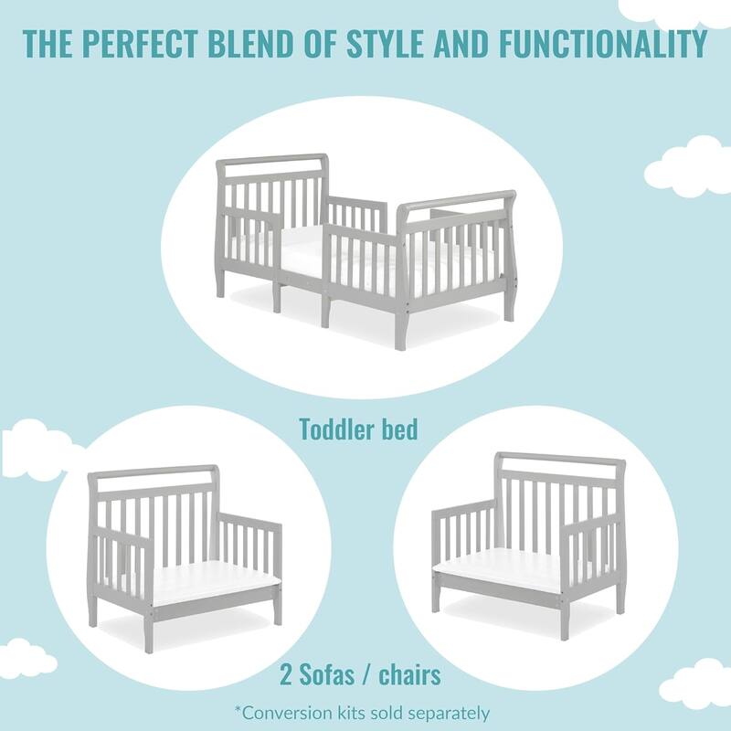 Dream On Me Emma 3 in 1 convertible toddler bed