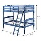 preview thumbnail 13 of 19, Classic Rectangular Design Twin over Twin Bunk Bed