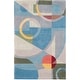 preview thumbnail 29 of 51, SAFAVIEH Rodeo Drive Necibe Hand-tufted Wool Retro Area Rug 2'3"x4' - Blue/Multi