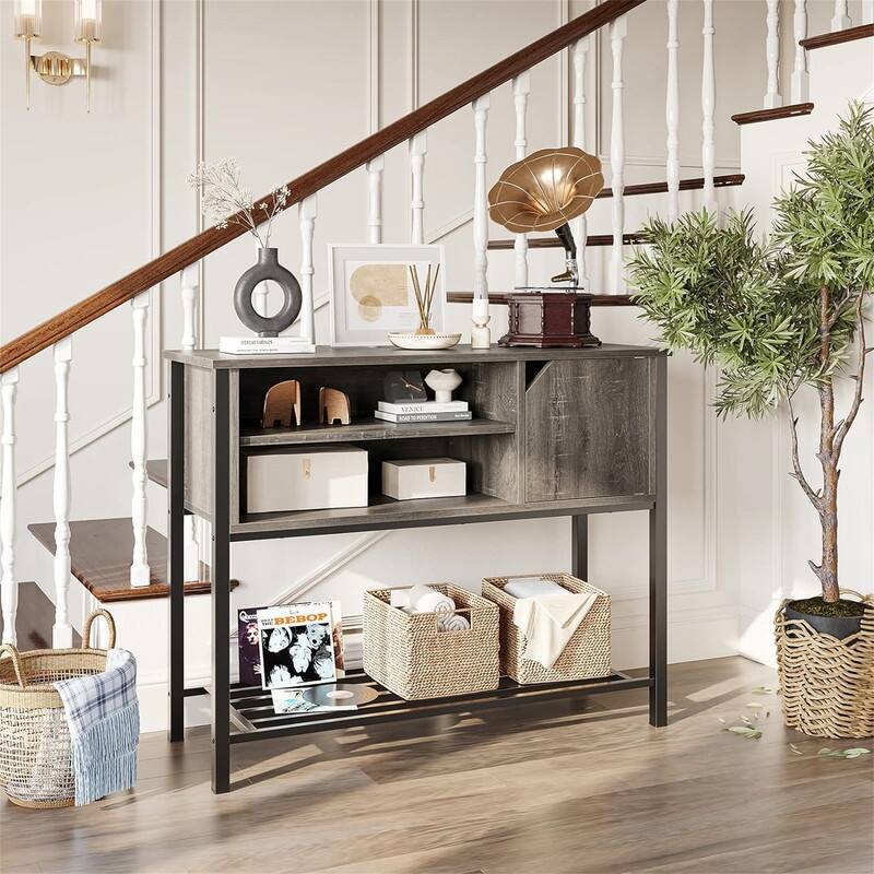 Coffee Bar with Storage Buffet Cabinet Kitchen Sideboard - 13.8"D x 41.7"W x 33"H