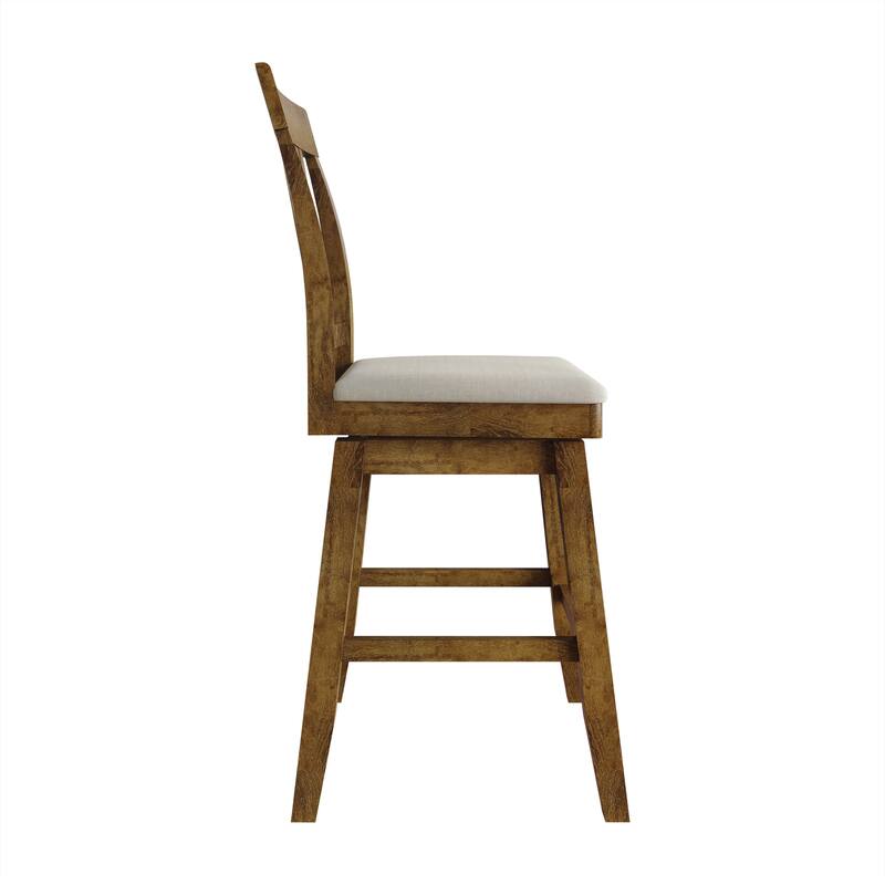 CraftPorch Luxury Swivel Counter Chair with Round Table