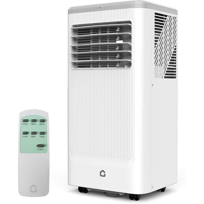 Portable Air Conditioner, 8000 BTU Air Conditioner for Bedroom with 3-in-1 Cooling - White