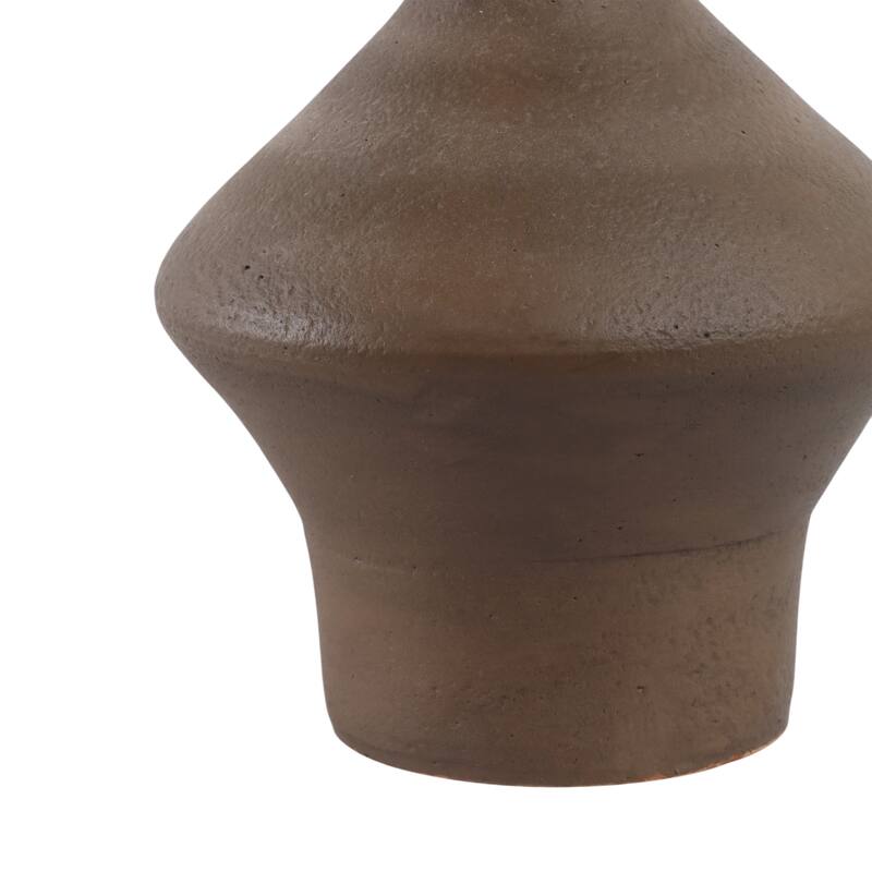 Terracotta Pottery Vase Decorative Handmade Artisan-Inspired Form