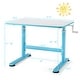preview thumbnail 8 of 15, Costway 32 x 24inch Kids Desk Height Adjustable Table with Hand Crank - 35.5'' x 24'' x 21''-30''