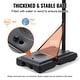 preview thumbnail 4 of 12, Basketball Hoop, Adjustable Height Portable Backboard System, Basketball Hoop & Goal, Kids & Adults Basketball Set with Wheels