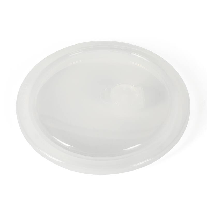 Martha Stewart Broadbrook 6 Piece Stoneware Meal Prep Container Set with Lids, Cream, Oven, Microwave & Dishwasher Safe