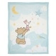 preview thumbnail 3 of 8, Bedtime Originals Disney Baby Starlight Pooh 3-Piece Blue Nursery Crib Bedding Set