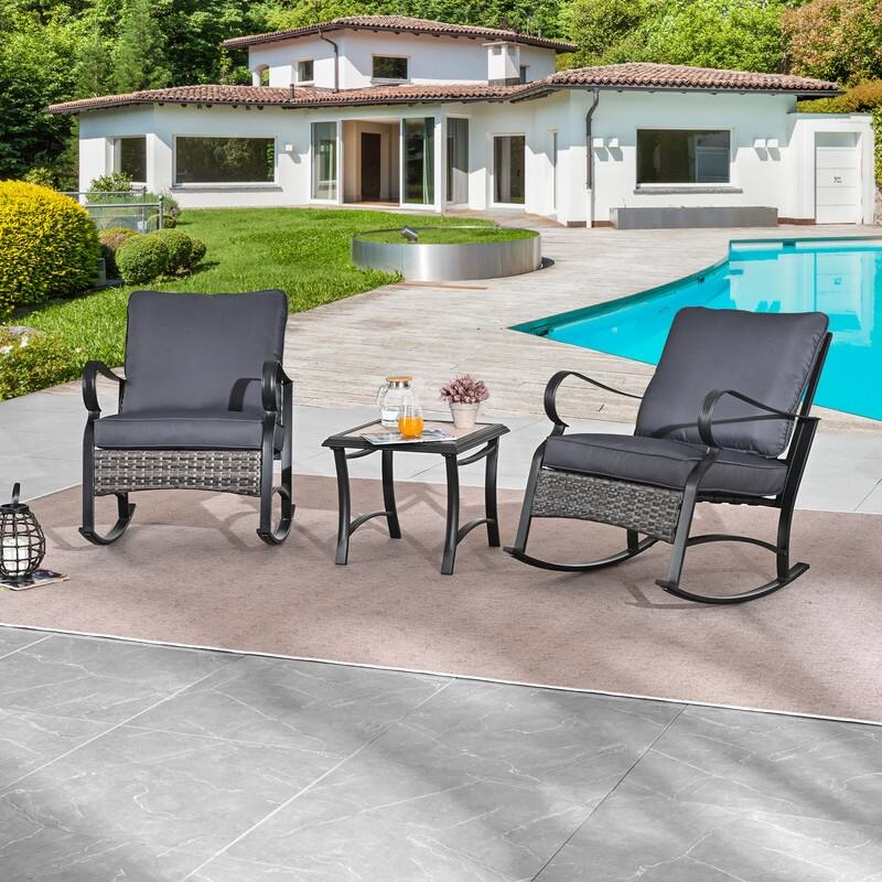 Patio Festival Outdoor Metal Conversation Set