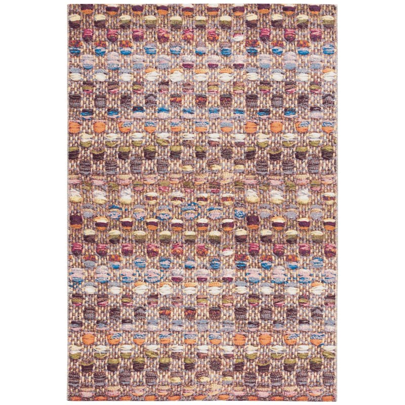 SAFAVIEH Barbados Diva Modern Waterproof Patio Backyard Rug