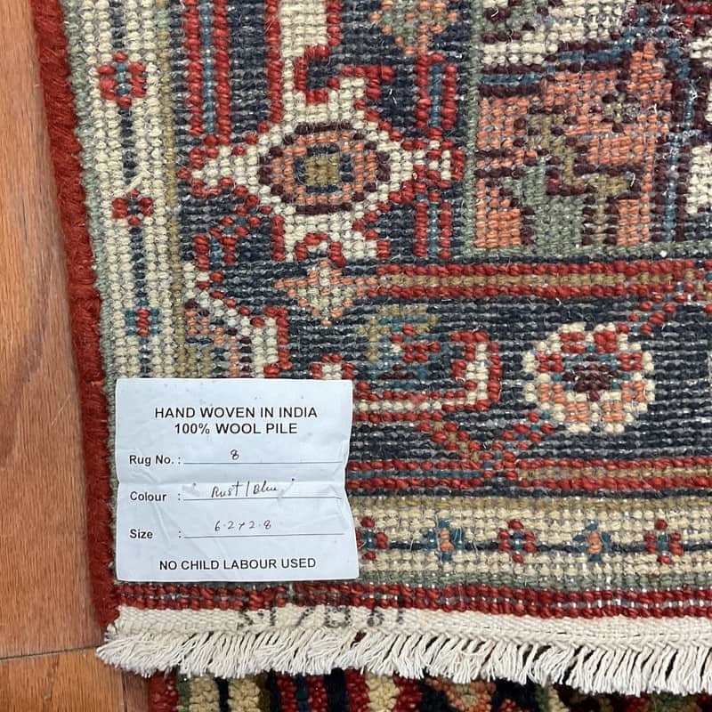 Handmade One-of-a-Kind Heriz Wool Oriental Rug 2'8 x 6'2 - 2.8 x 6.2