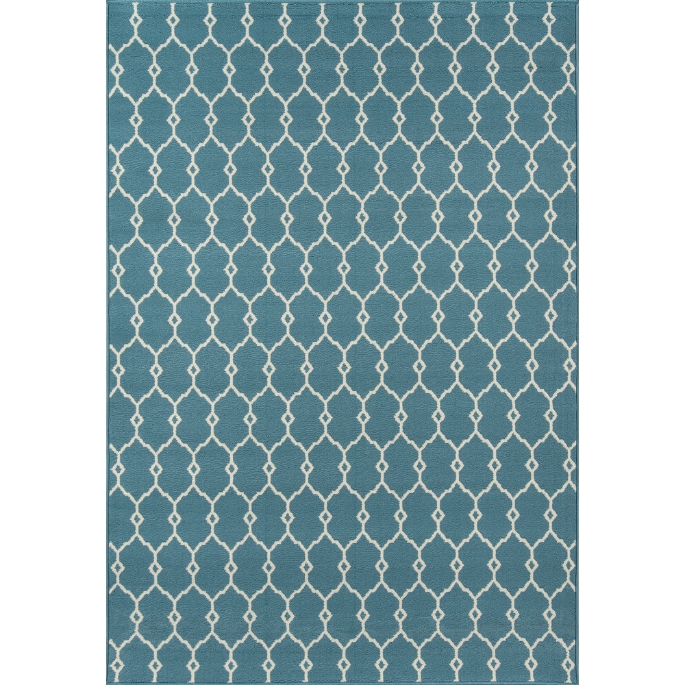 Momeni Baja Trellis Indoor Outdoor Rug.