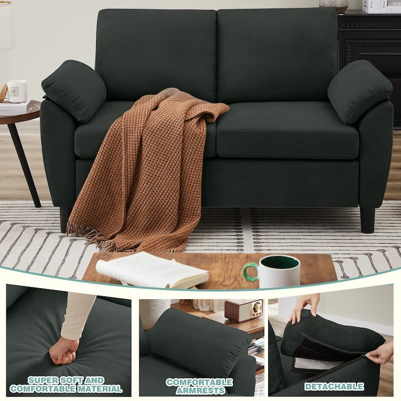 4-Piece Living Room Sectional Sofa Set with Loveseat and Chair